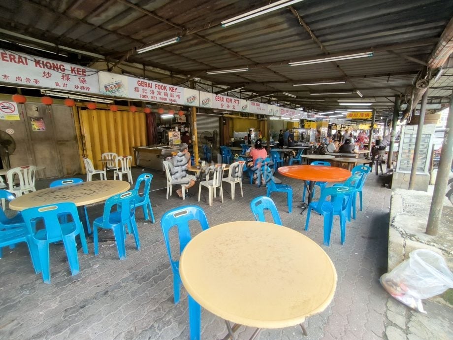 供星洲网/东天宫澄清不收地,“四块八”业者齐盼美化带旺生意