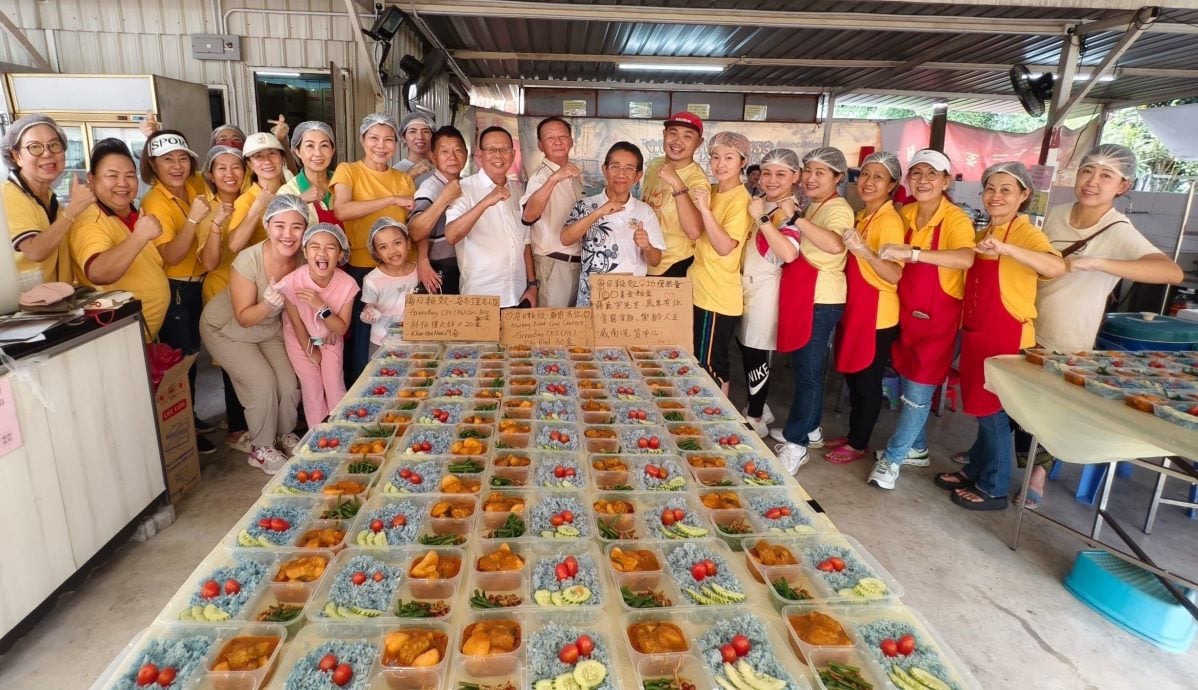 VIP文(大北马)9天素食义卖开跑为文明学校筹款