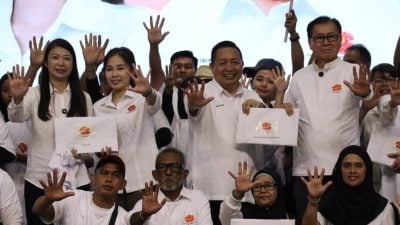 潘明丰廖晖晖代表和谐党 角逐丹绒巴拔伊罗普拉州席