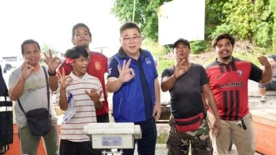 陈锦雄回老家拜票 讽执政党搞不定水供