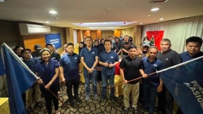 启动竞选机制 民政采用国盟旗帜