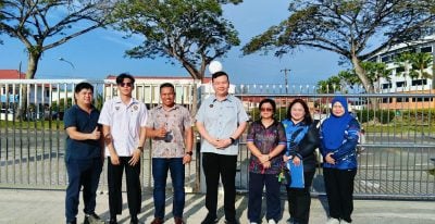 保障学生教师家长安全 . 廉律国小出入口拓宽