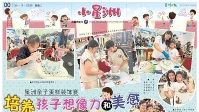 小星洲特稿：星洲亲子蛋糕装饰赛.培养孩子想像力和美感