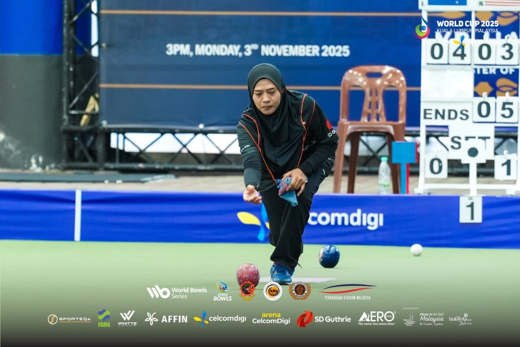 2025年世界杯草地保龄球赛 艾玛女单人赛小组3赛2胜