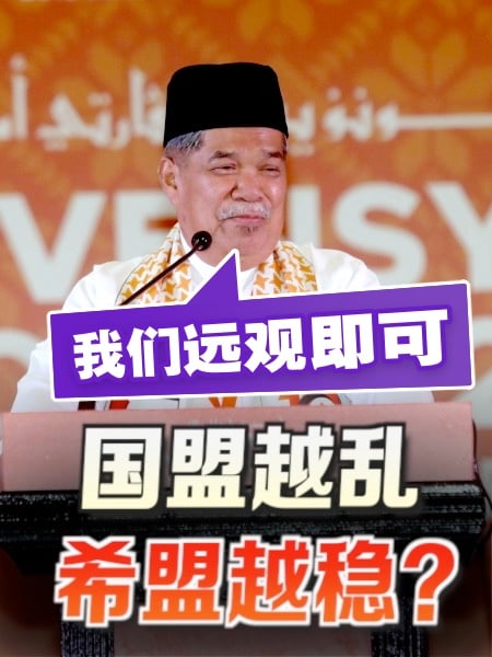 “国盟越乱，希盟越稳” 末沙布：我们只需远观