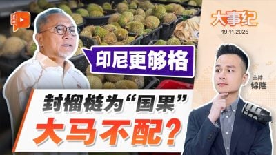 大马不配封榴梿为“国果”？印尼部长：我们更够格