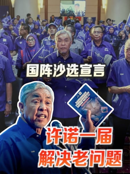 国阵沙选宣言 许诺一届解决老问题