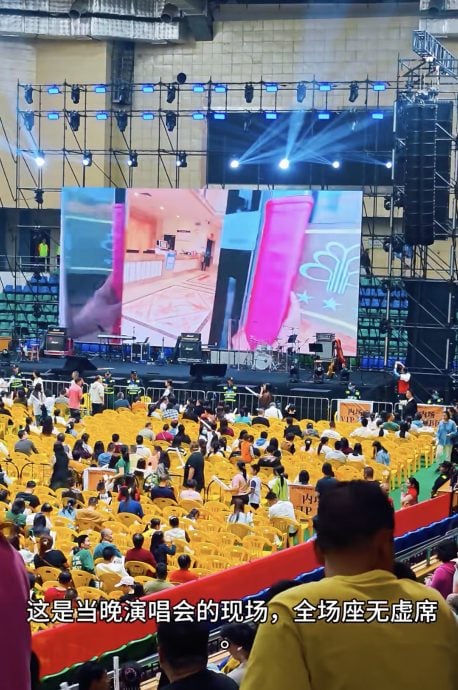 30令吉晚鸟票仍现大片空位 朱孝天巡演泪洒舞台