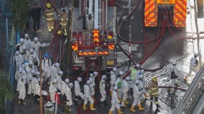 600名辨认组人员入火场 协助辨认遗体身分