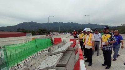 第7配套进度达89％ 建山至实邦加路段启用