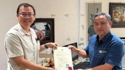 为更多华裔新人服务  庇商会增婚姻注册官