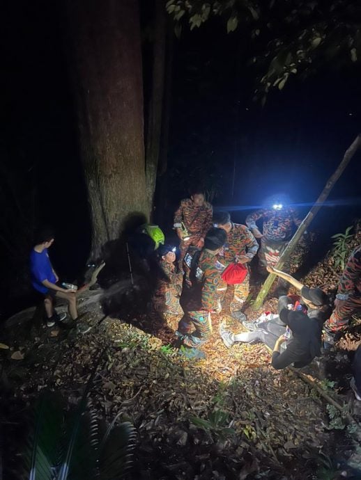 8男女登太平拉律山受困 3女子受伤