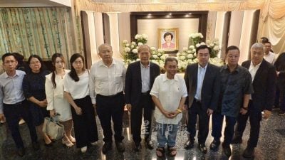 沈桂贤母亲离世｜张泰卿率常青高层  赴丧府吊唁沈林素卿