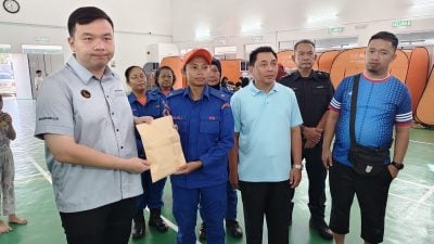 赵俊文通过省公署拨款．每灾户获1千救济金