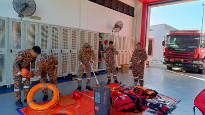 应对东北季候风．消拯局展开防洪作战