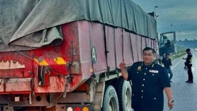 确保安全上路．陆交局检查商用车