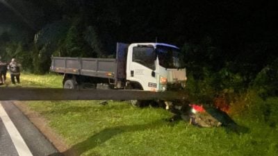 放工回家遇祸　保安员骑摩托遭罗里撞当场丧命