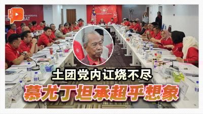 慕尤丁承认：土团党内讧比想象更严重