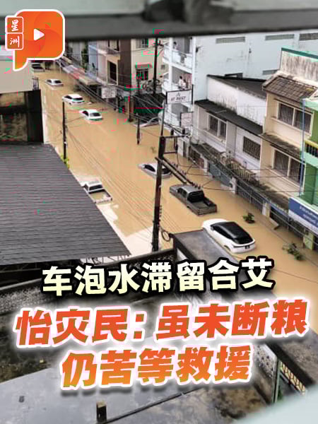 大马游客合艾遇洪灾惊险滞留   “婴儿没奶粉、车泡到没顶”