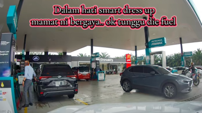 打完油还霸著位子！车主上厕所惹众怒