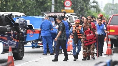 巴生河急流卷走工头  今早续搜寻失踪者