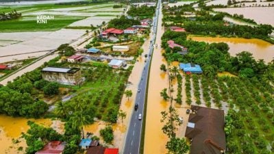 吉打水灾恶化 灾民破千古邦巴素成新重灾区