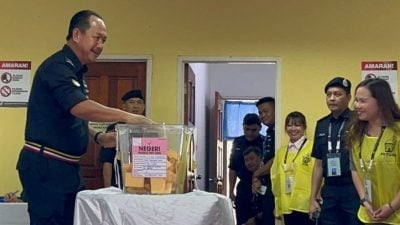 【视频】沙巴州选 | 提前投票结束   军警投票率92.5%