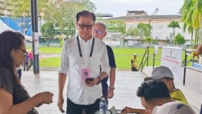 沙巴州选 | 潘明丰提醒选民别走错投票站   “先检查清楚才投票”
