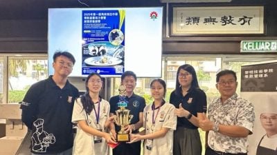 首届中学创意厨艺赛 建国穿金戴银