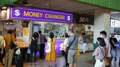 令吉兑新元节节攀升 人民币兑新元也略涨