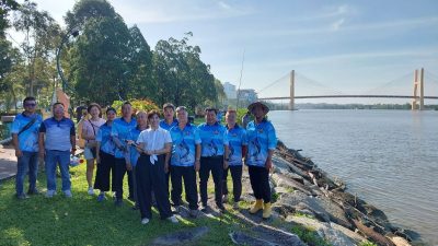 张庆信：符合绿色生态旅游理念 . 砂海边钓鱼赛推广旅业