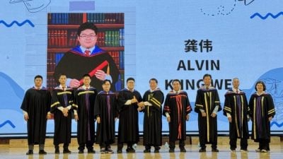 开智中学毕业典礼 | 黄益隆：毕业礼开启人生新篇章 . 以独中精神照亮世界