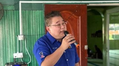 陈锦雄上阵加拉敏丁 国阵蓝眼正面交锋