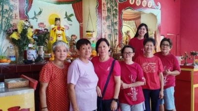 文冬紫竹林观音堂煮6素食免费招待  庆观音诞