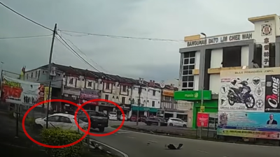 马口“红车”！肇祸司机夜晚惹祸　白天已先撞车