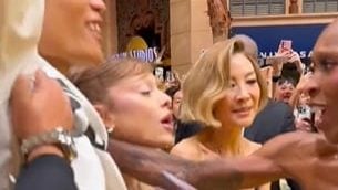 视频 |《魔法坏女巫2》新加坡办首映 艾莉安娜格兰德遭男子突袭