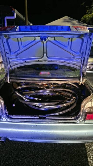 万里望区偷电缆猖獗 警方追查再逮一男