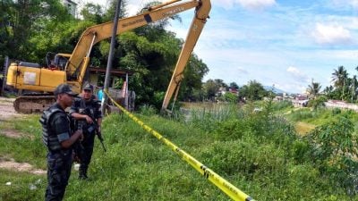 普通行动部队：有人试图通过丹州边境被拆除的非法码头跨境