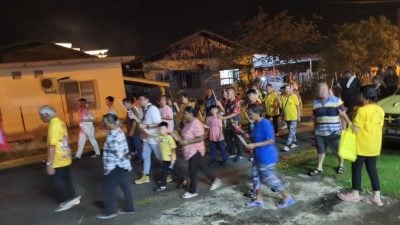 印裔信徒也出席  华光大帝出巡热闹