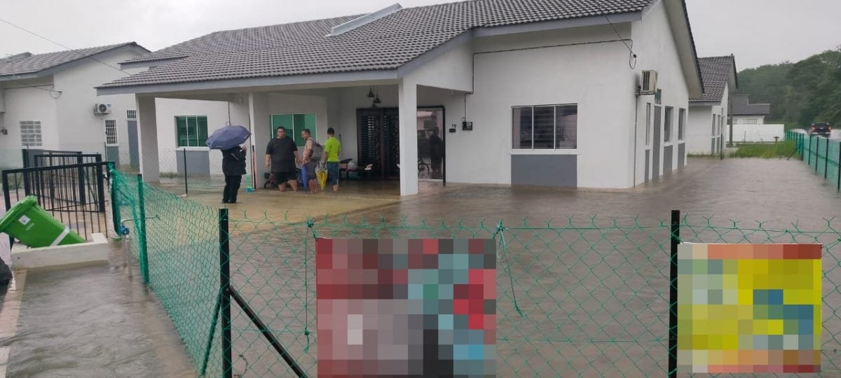 东:已签发:刚搬进新家几个月的关丹双溪卡朗一马房屋居民,原本的迁居喜悦因闪电水灾而转为失望与无奈