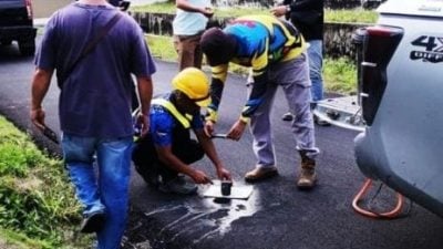 亚益仁耐新村  4路重铺符标准