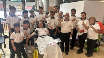 无极圣母关丹分会举办    捐血运动筹获103包血