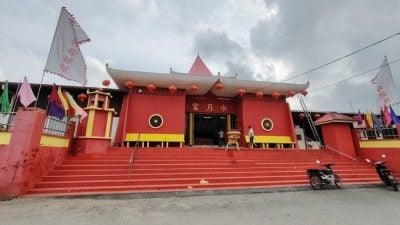 浦莱新村水月宫大扫除 迎接观音诞庆典