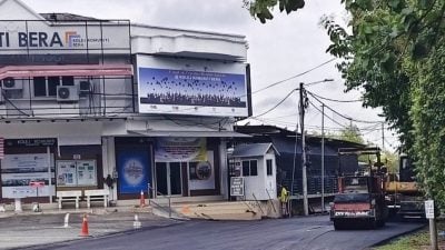 百乐多区展开道路维修 居民受促配合确保工程顺利进行