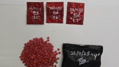 百乐警展突击行动 起值5.3万毒品捕2男