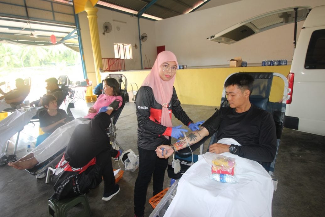 东:(已签发)劳勿消防拯灾狮子会联办捐血运动,筹获76包血浆突破目标