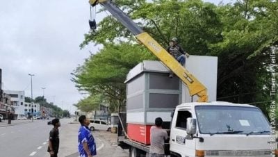 确保被充分利用  市区销售亭迁至旗山花园