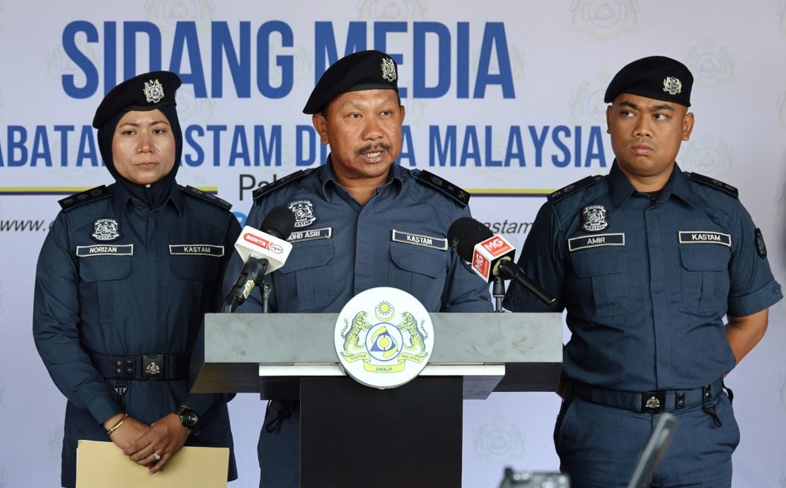 东：（已签发）彭关税局破获逃税香烟分销集团 起获逾158万支香烟 总值逾162万令吉