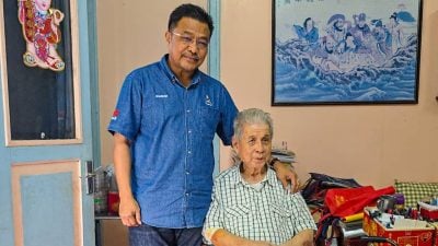 感激为彭州作出贡献 沙卡关怀探访计划拜访前州议员