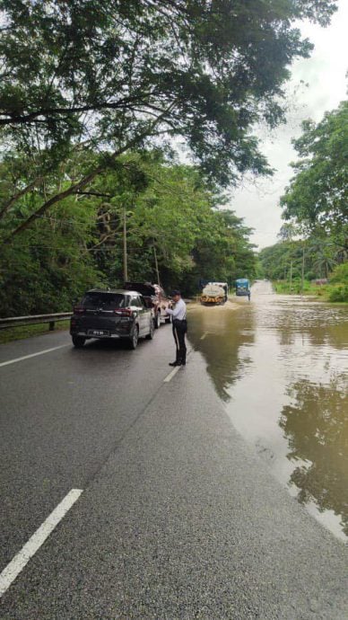 东：（已签发）积水消退大半，立卑路开放通行